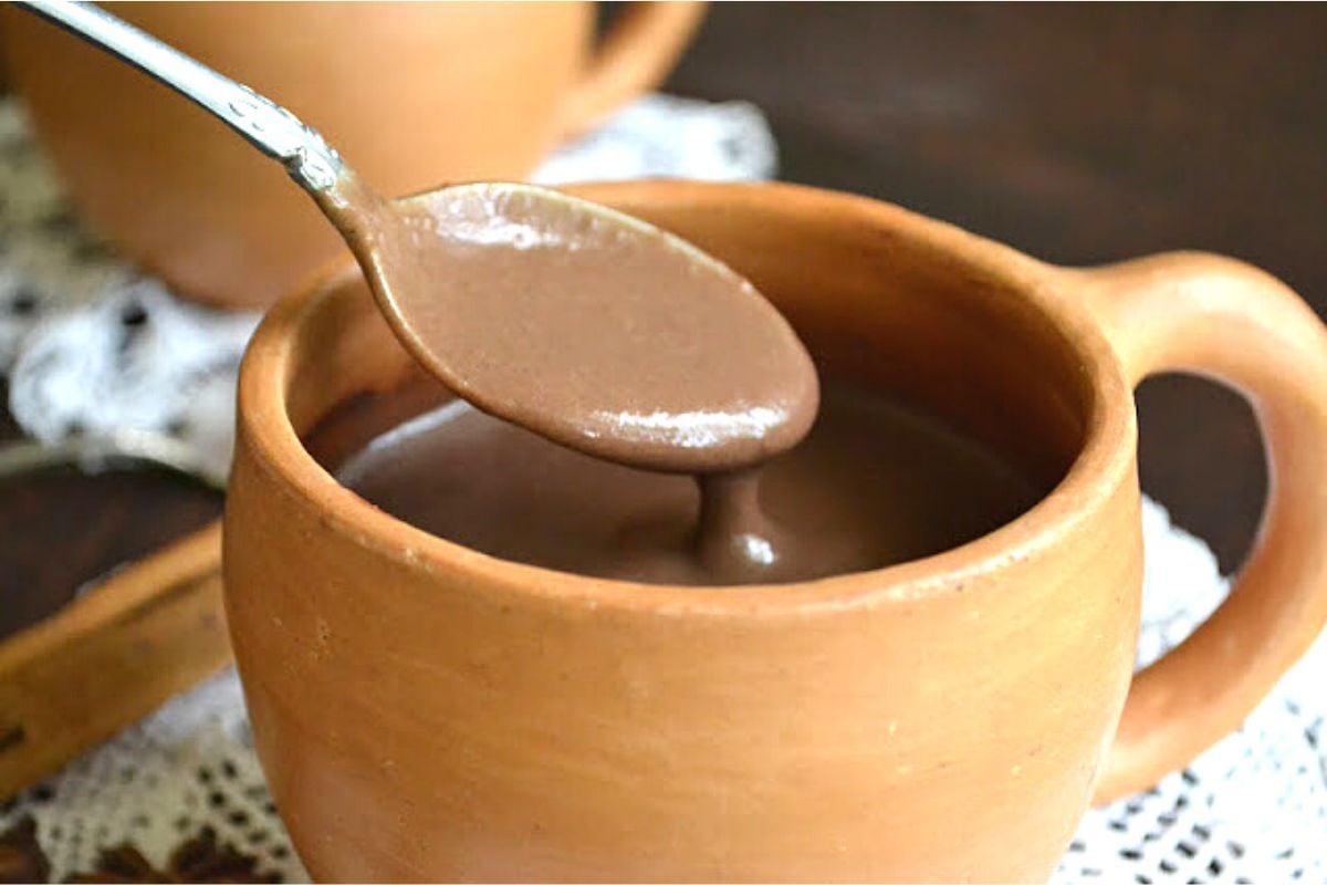 Mexican Hot Chocolate (Atole Champurrado) • authentic recipe!