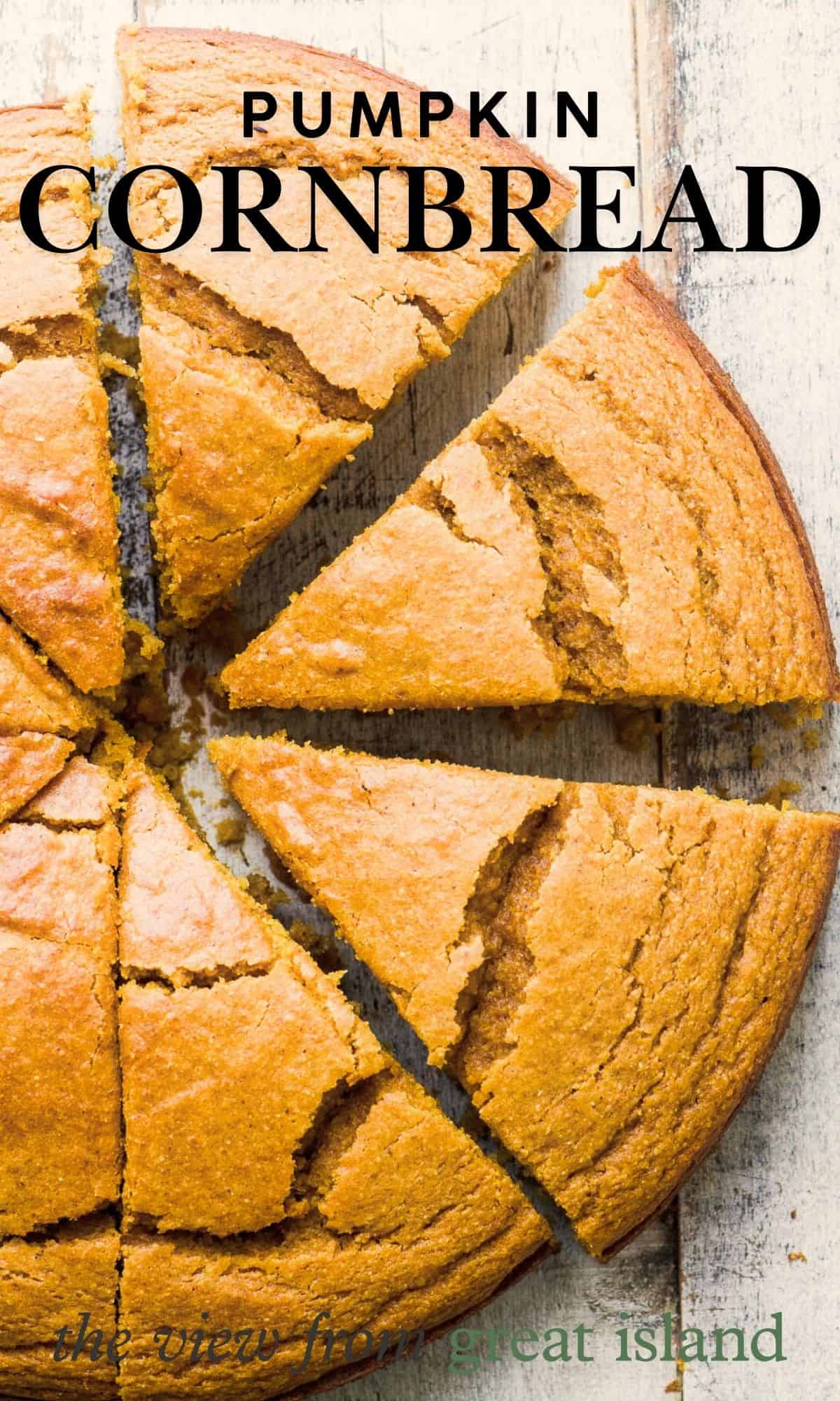 pumpkin cornbread pin