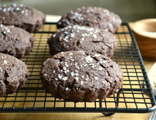 SALTED BROWNIE SCONES 
