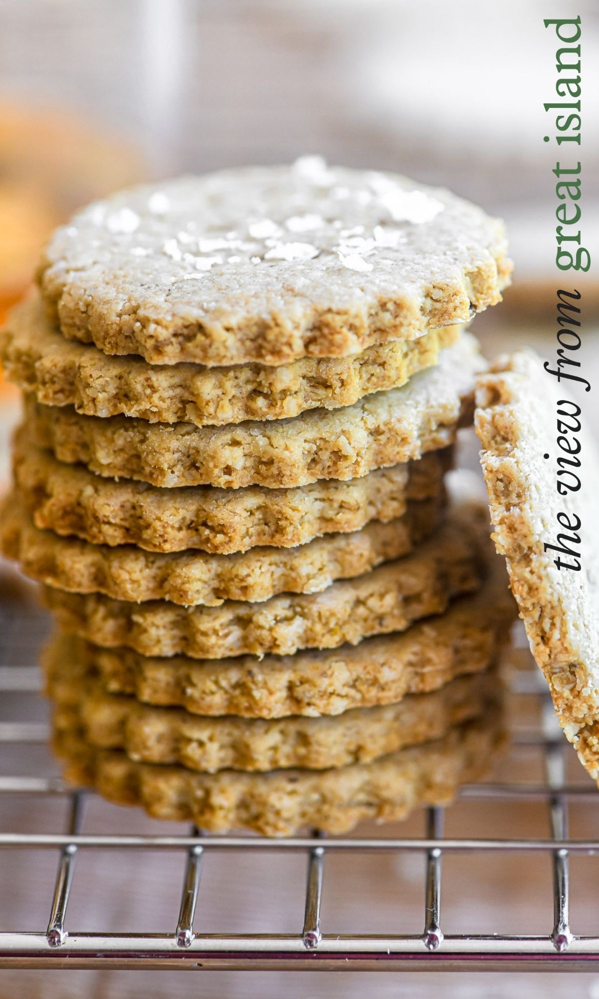 Scottish oatcakes pin.