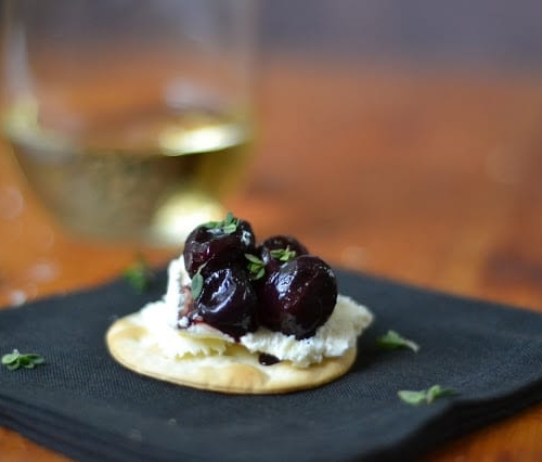 Roasted Black Grapes | theviewfromgreatisland.com