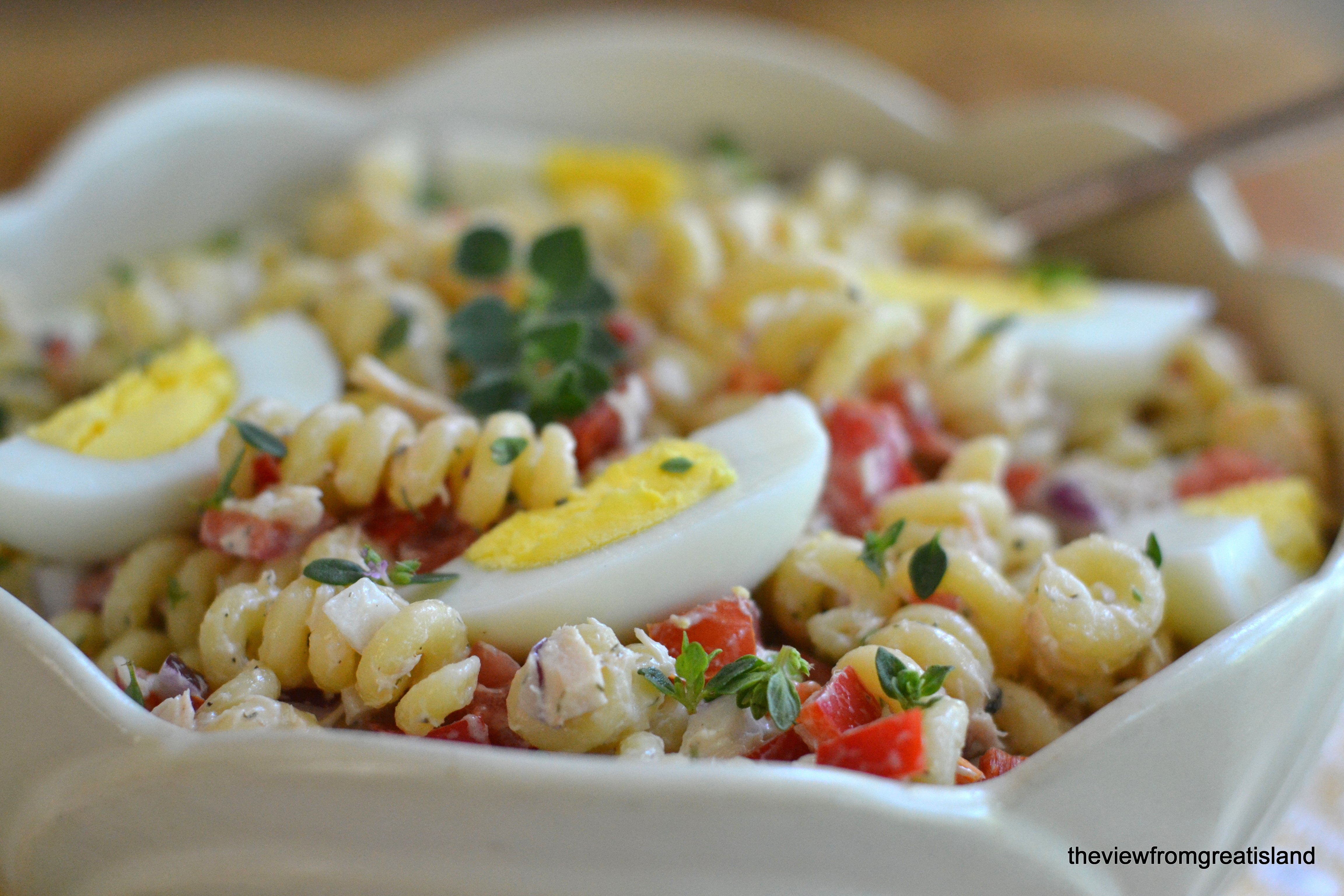 old fashioned tuna pasta salad