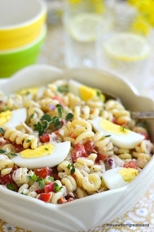 easy pasta salad with tuna