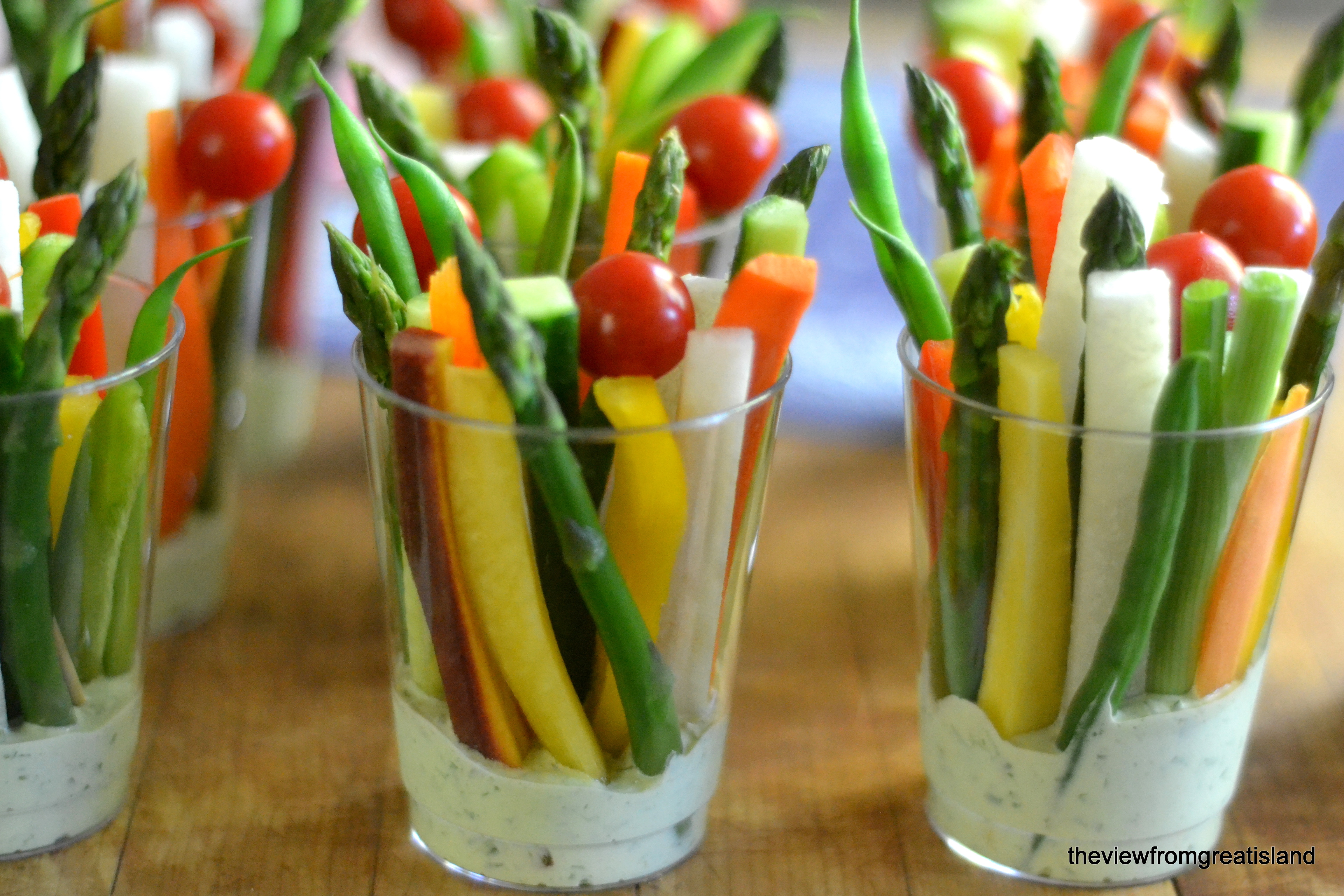 Creative Vegetable Cups