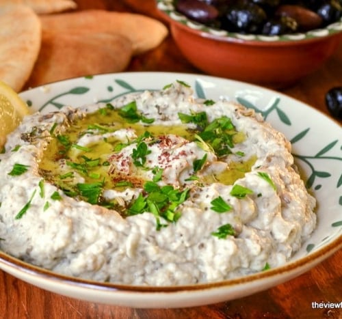 Baba Ganoush, a wonderful Middle Eastern eggplant appetizer