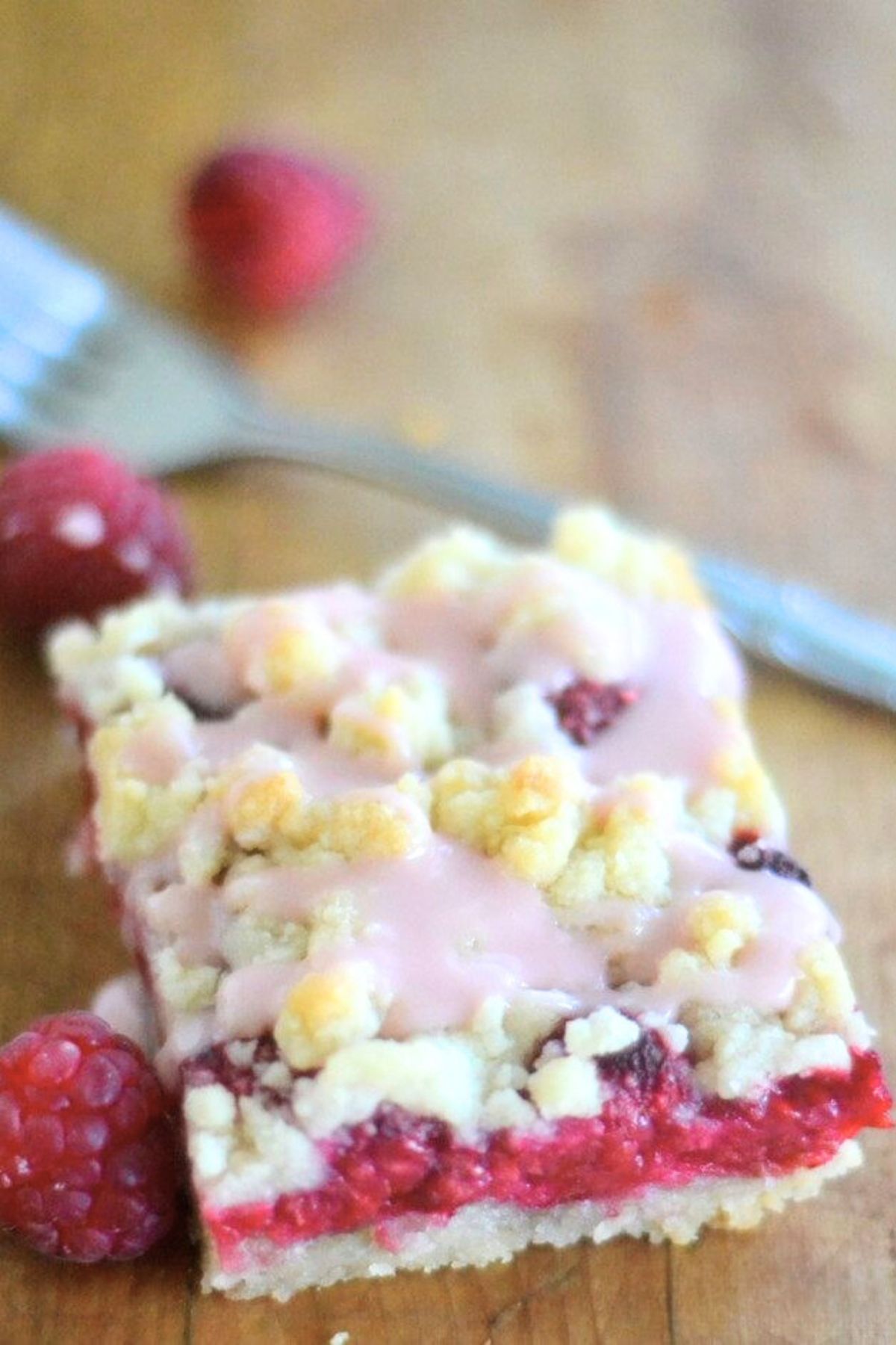 Raspberry Chambord Bar with fresh raspberries.