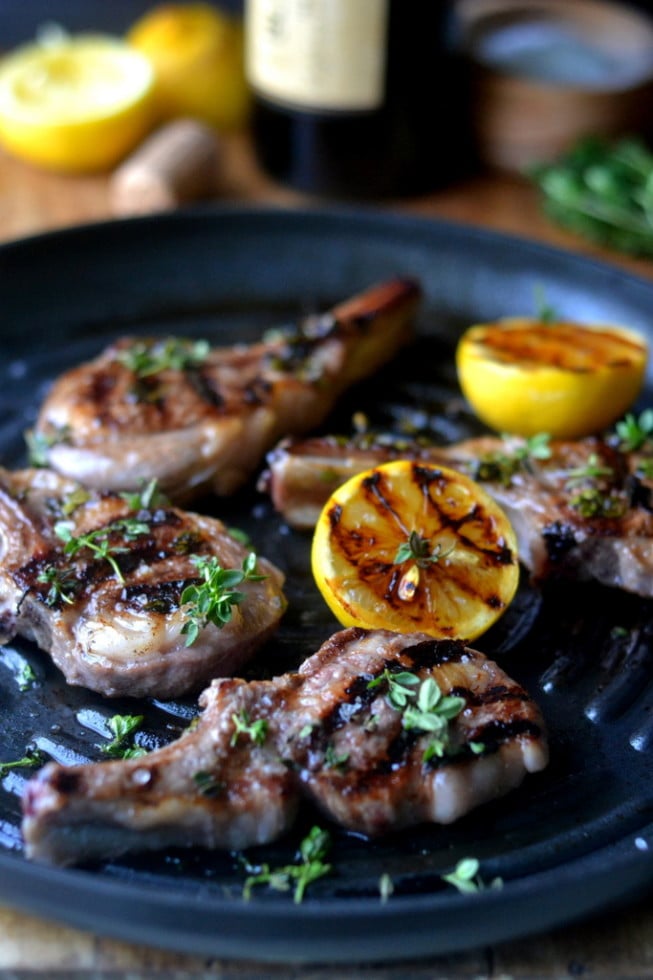 Easy Lemon Thyme Lamb Chops The View From Great Island