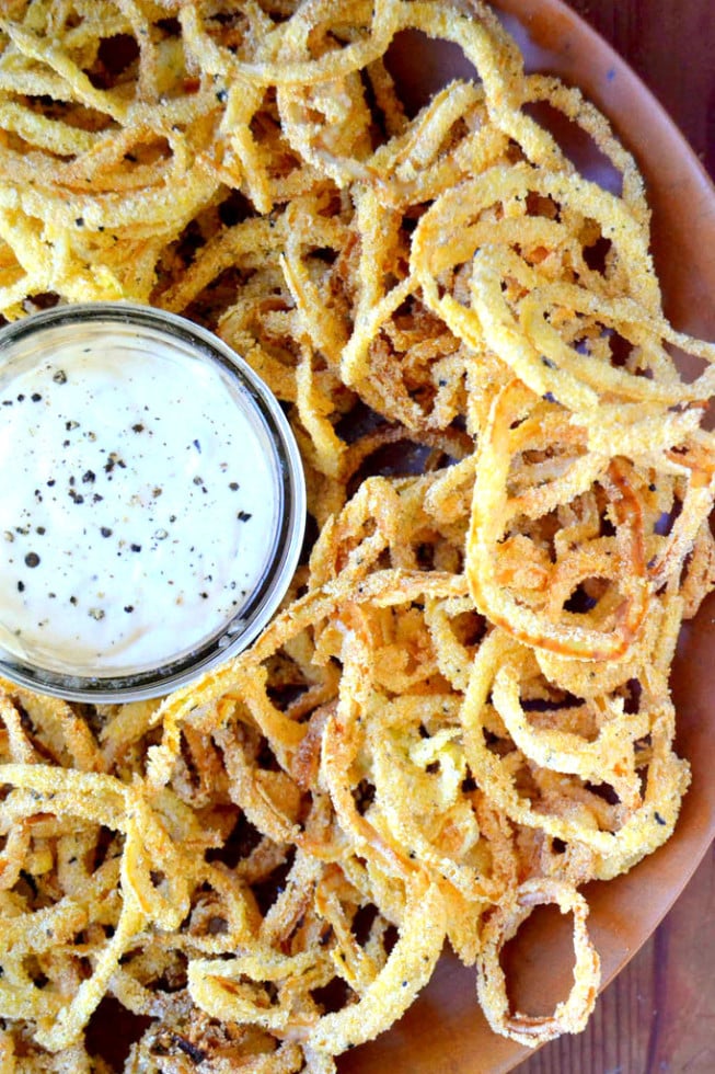 Easy Crispy Onion Strings