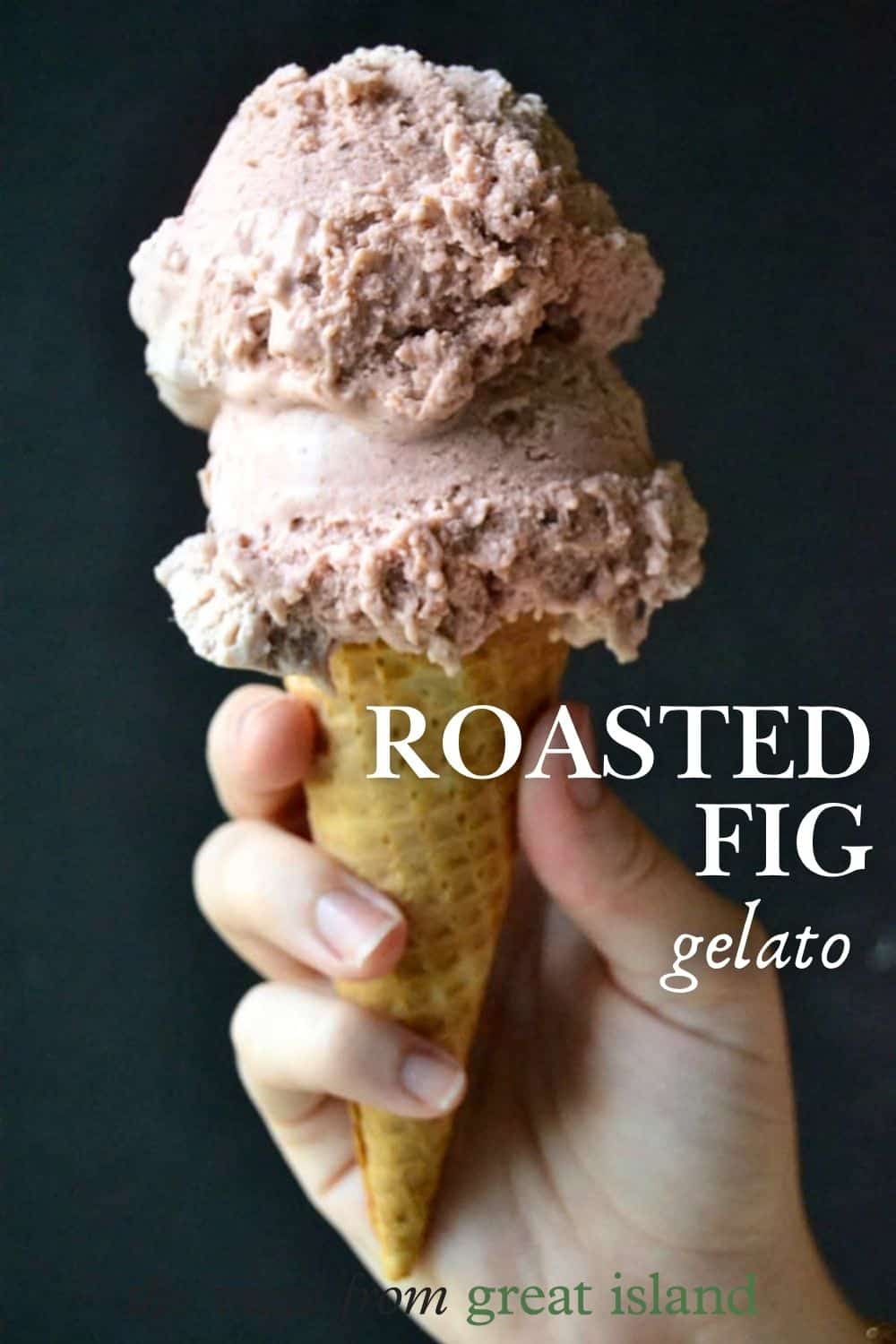 roasted fig gelato pin.