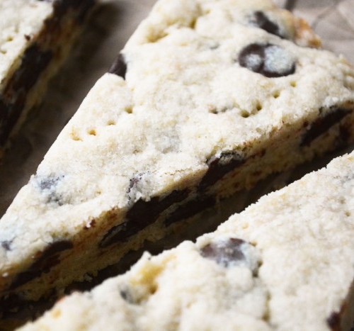 chocolate chip shortbread