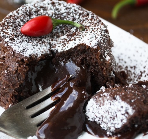 An easy and impressive molten chocolate dessert