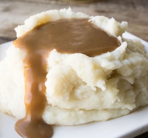 Gravy made with Swanson Broth