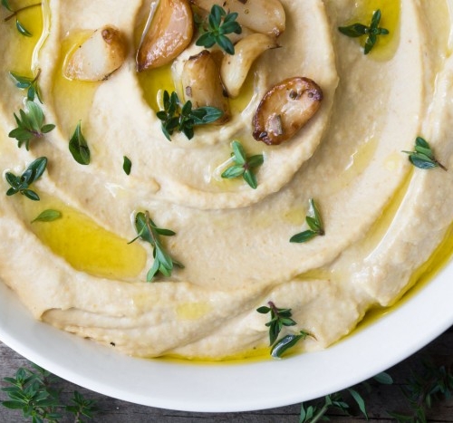 Hummus with Forty Cloves is a guaranteed conversation starter!