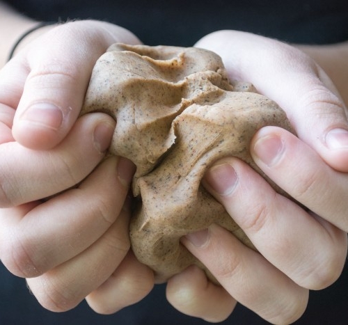 All Natural Homemade Gingerbread Playdough