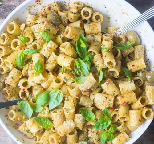 Sicilian Almond and Anchovy Pasta