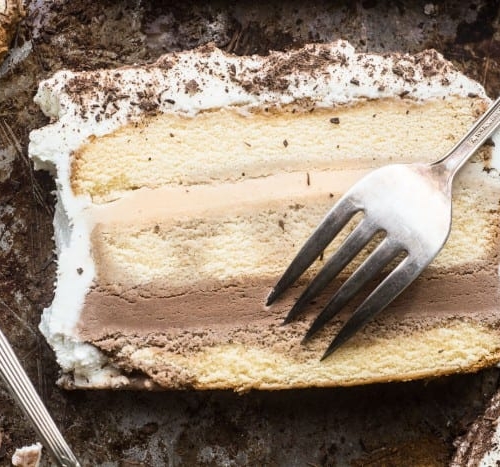 Tiramisu Ice Cream Cake