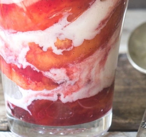 Roasted Plums with Vanilla and Bourbon