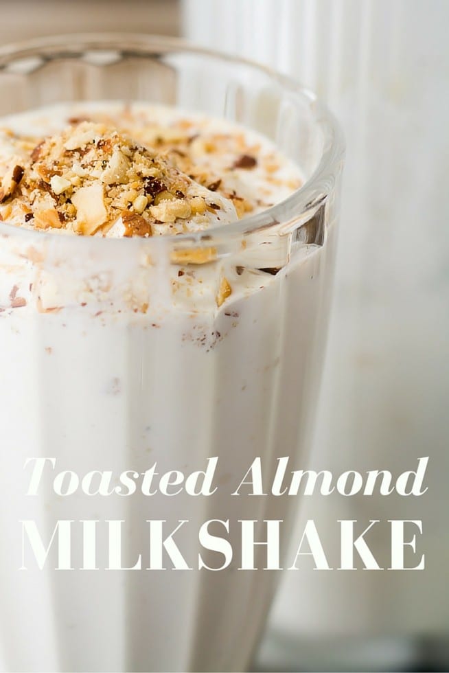 Toasted Almond Milkshake • The View from Great Island