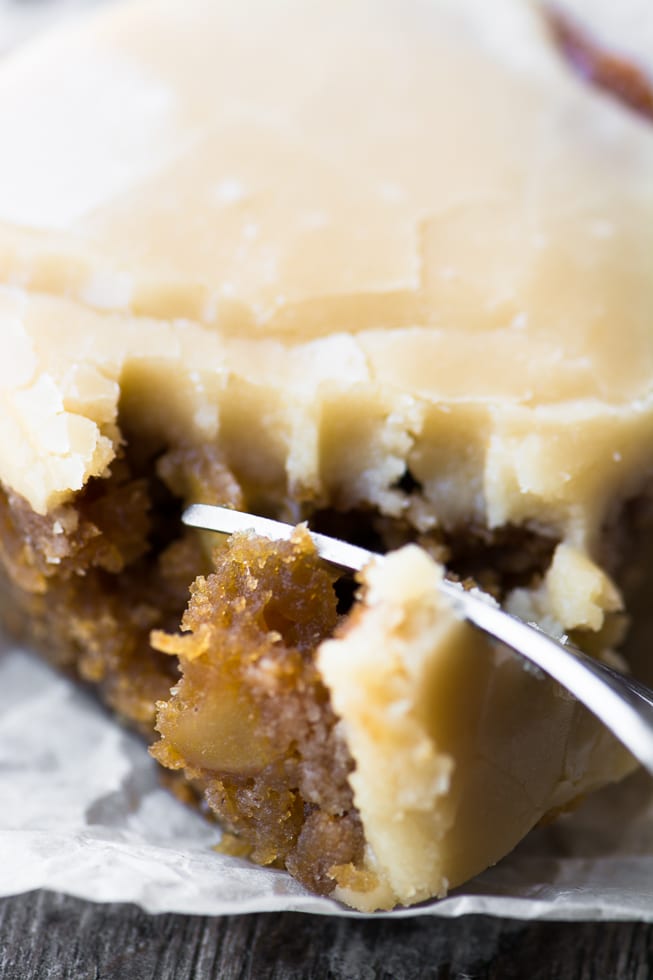 Maple Frosted Apple Blondies...welcome to Fall! ~ theviewfromgreatisland.com