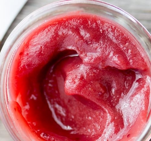 Crock Pot Cranberry Apple Butter from theviewfromgreatisland.com