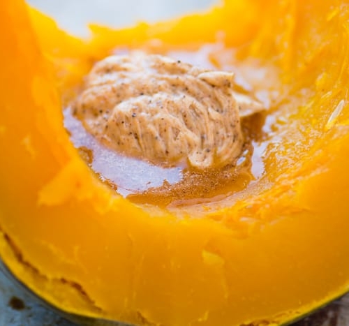 Whole Roasted Kabocha Squash with Chipotle Butter ~ theviewfromgreatisland.com