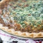 Spinach Artichoke Quiche ~ theviewfromgreatisland.com