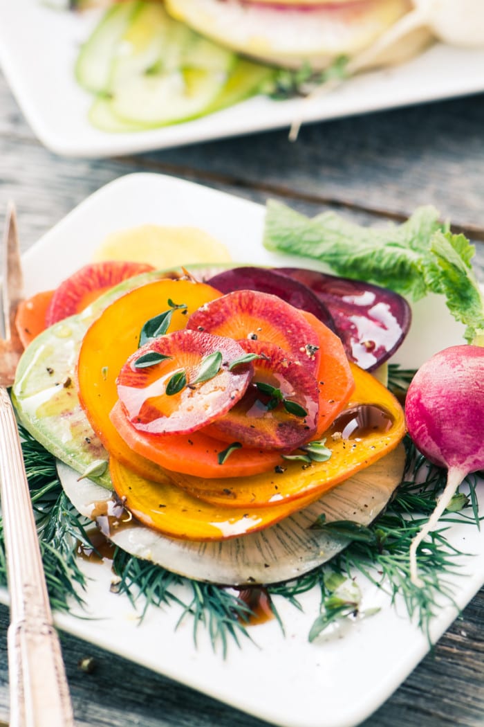 Paper-thin vegetables make for better, more creative salads