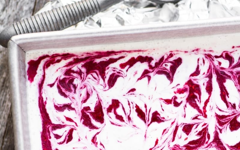 Fresh Raspberry Ripple Ice Cream