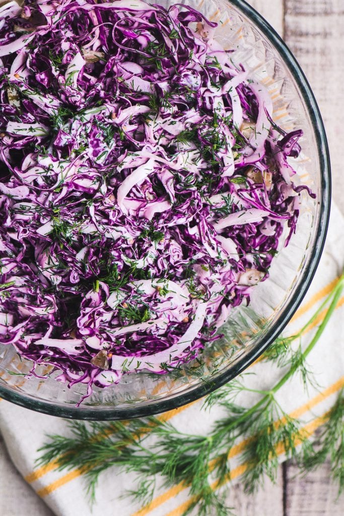 Red Cabbage And Dill Slaw The View From Great Island