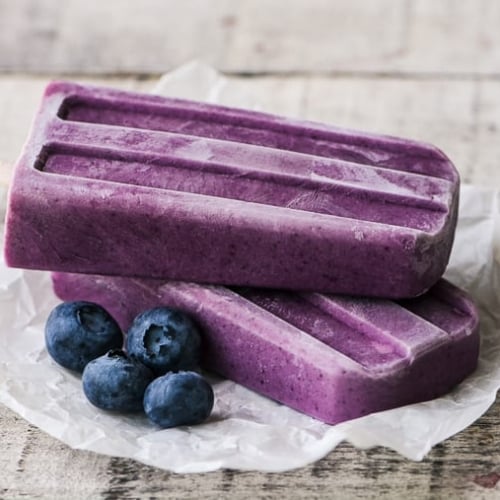 blueberry yogurt popsicles