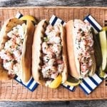 shrimp rolls in a basket