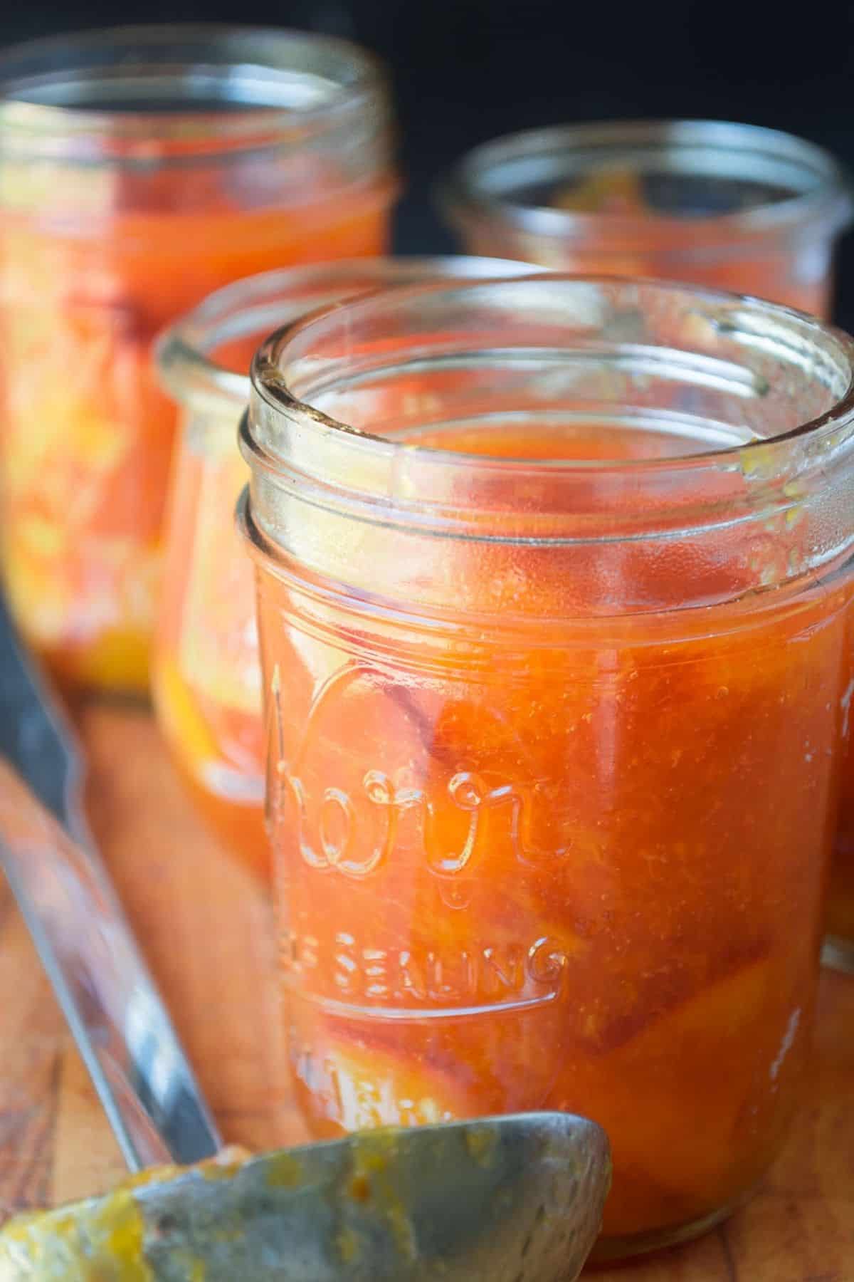 habanero peach freezer jam.