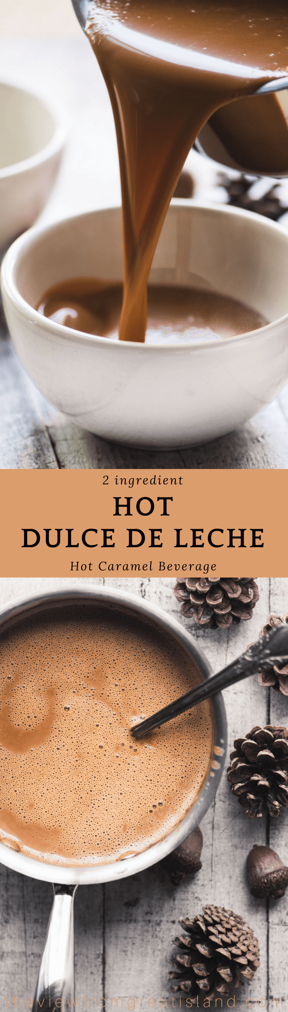 Hot Dulce de Leche ~ this decadently creamy and delicious hot caramel milk gives cocoa a run for its money ~ once you try it there's no turning back! #caramel #hotcocoa #milk #beverage #Christmas #fall #winter #Mexican #cocoa #hotchocolate #leche #hotdrink #hotmilk #milk #coconutmilk #drinkingcaramel