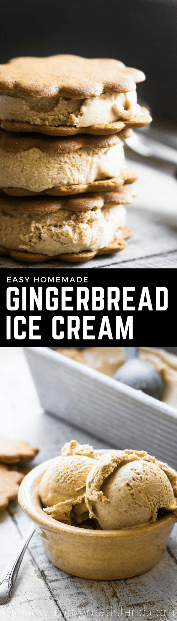 Homemade Gingerbread Ice Cream • The View from Great Island