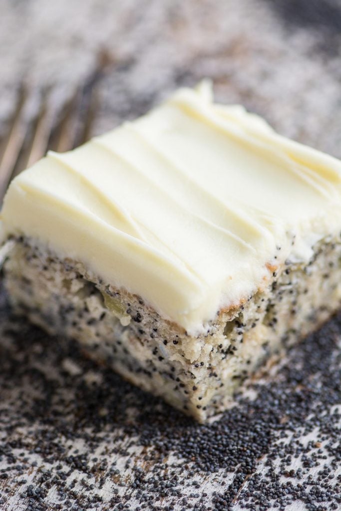 Banana Poppy Seed Cake with Lemon Buttercream • The View from Great Island