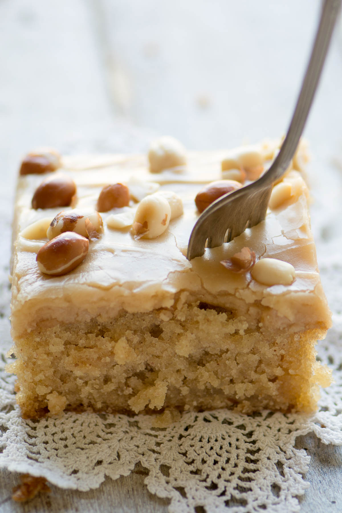 Old Fashioned Peanut Butter Cake • Divine!