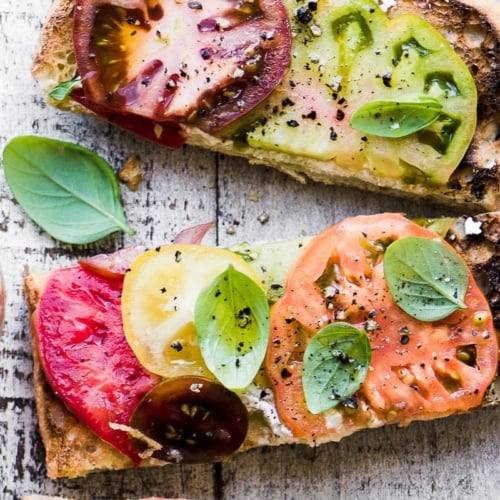 Heirloom Tomato Toast • The View from Great Island