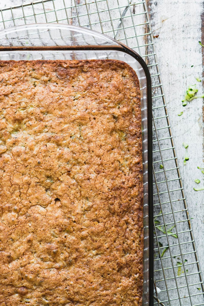 Zucchini Sheet Cake with Cream Cheese Frosting • The View from Great Island