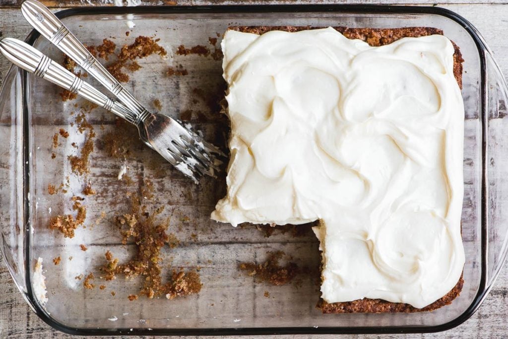 Zucchini Sheet Cake with Cream Cheese Frosting • The View from Great Island
