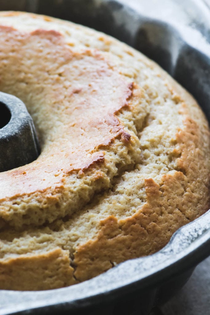 Glazed Old Fashioned Doughnut Cake • The View from Great Island