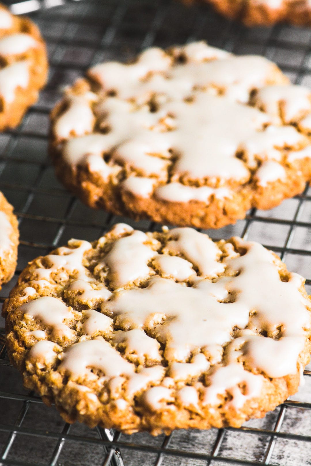 Maple Glazed Oatmeal Cookies • The View from Great Island
