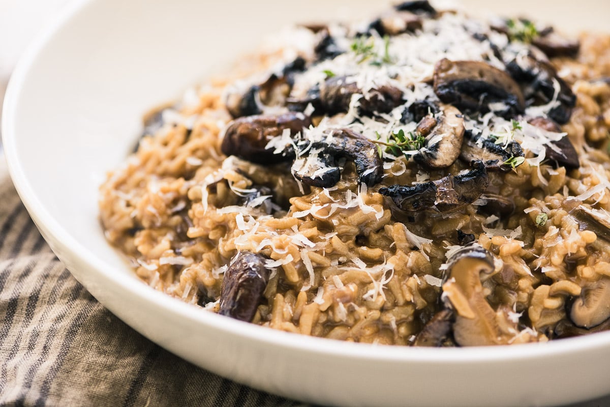 Instant Pot Wild Mushroom Risotto • The View from Great Island