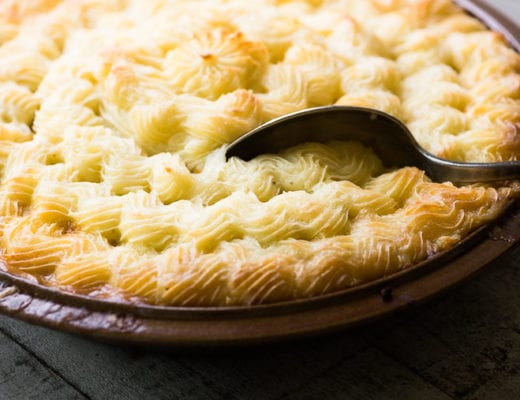 Cottage Pie with serving spoon
