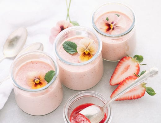 Strawberries and Cream Pots