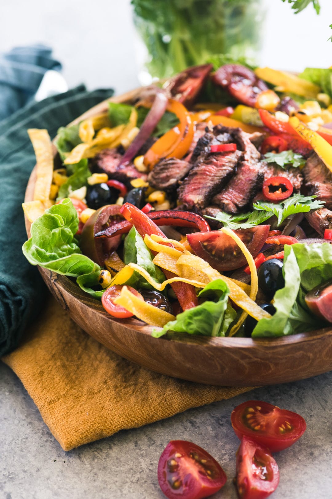 Mexican Fajita Steak Salad • The View from Great Island