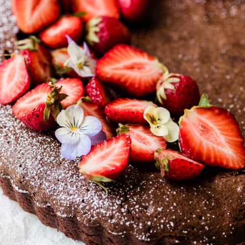 Mexican Chocolate Cake, flourless or not