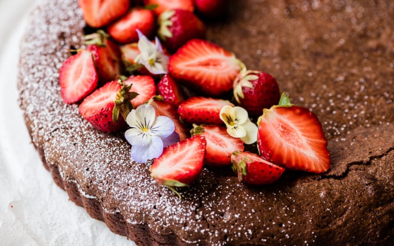 Mexican Chocolate Cake, flourless or not