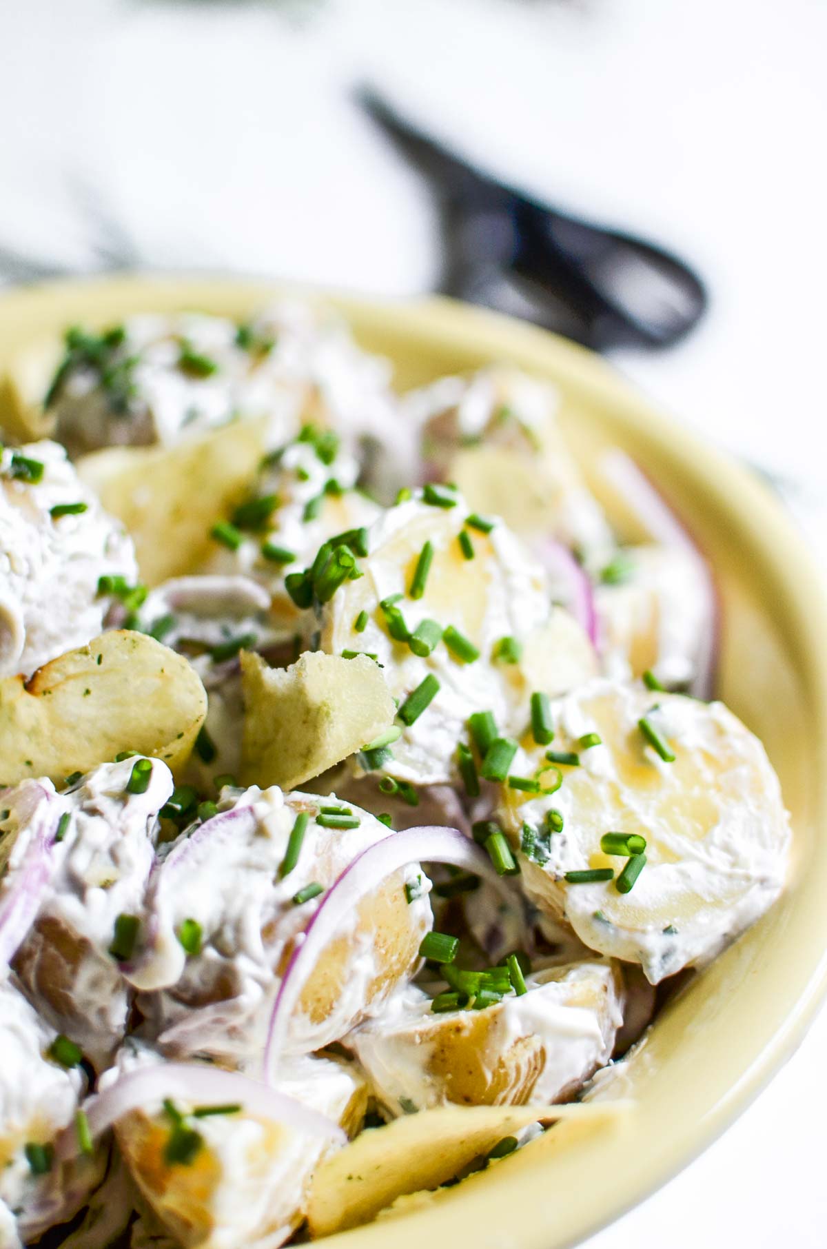 Sour Cream and Onion Potato Salad | The View from Great Island