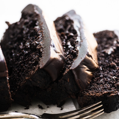 sliced chocolate zucchini bread