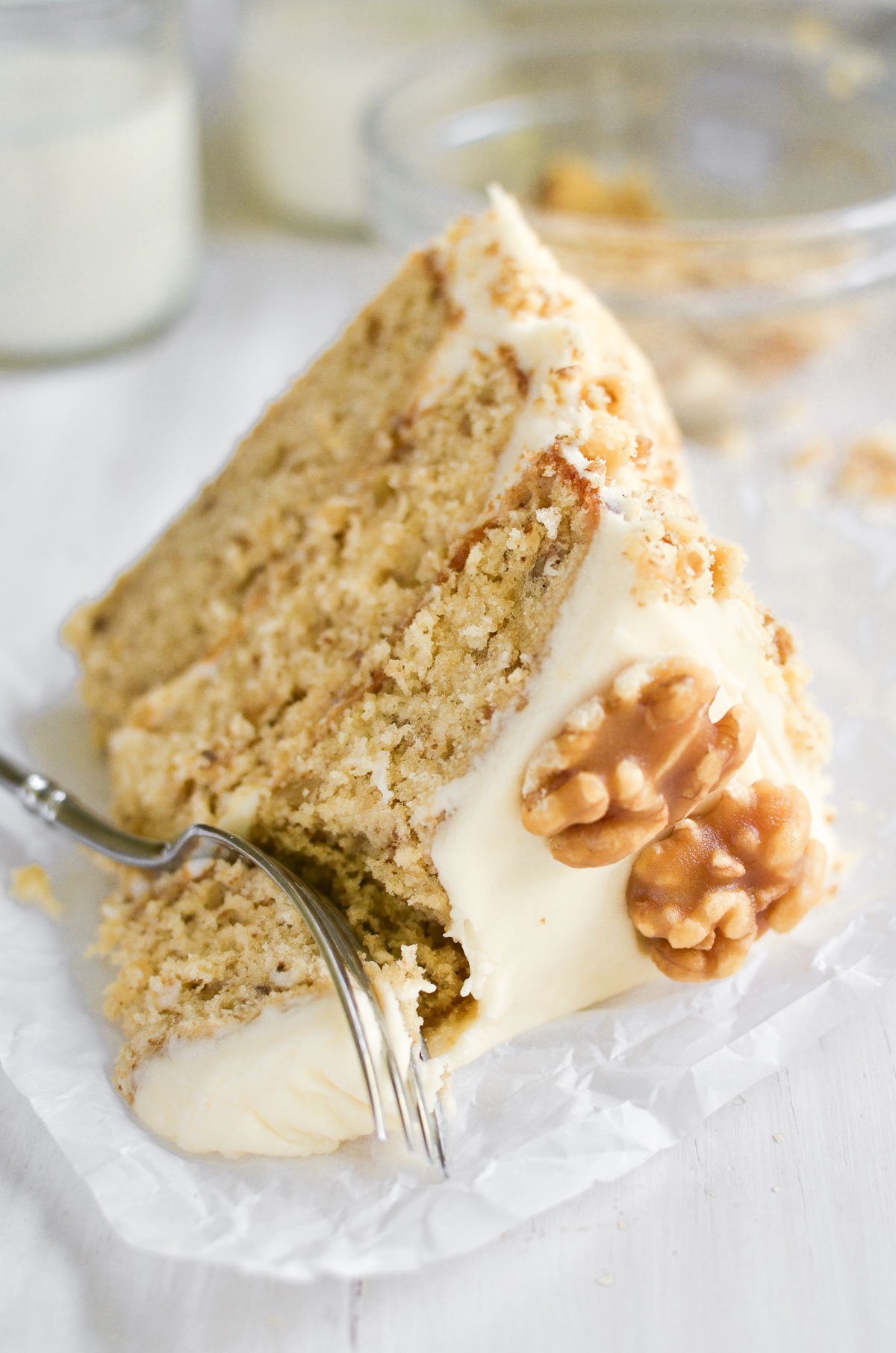 Maple Walnut Cake With Maple Cream Cheese Frosting   Maple Walnut Cake 